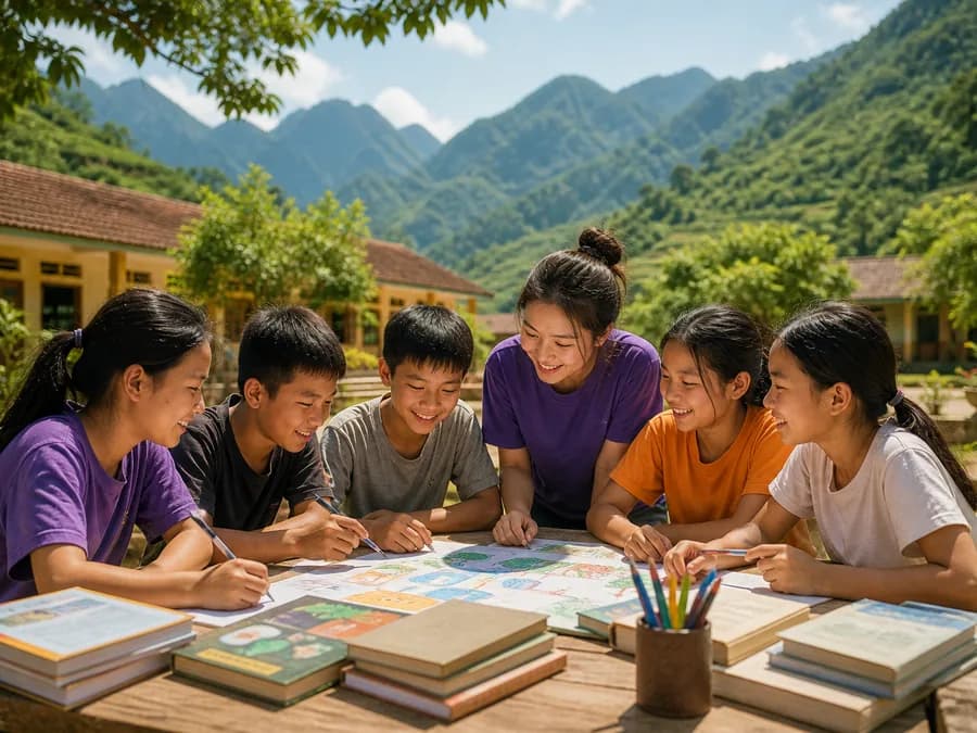 Ngày 4 trại hè tình nguyện VEO