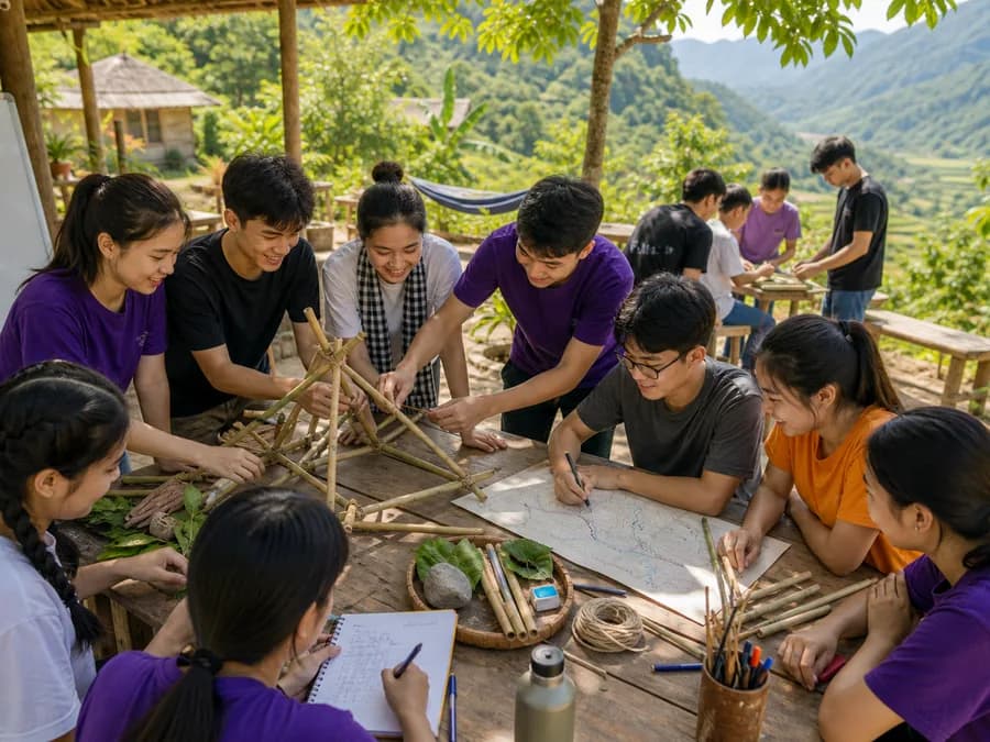 Ngày 5 trại hè tình nguyện VEO