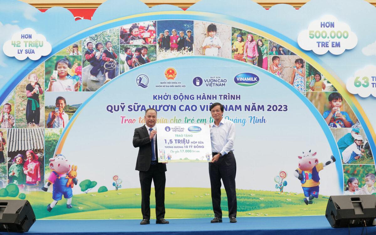 Vinamilk và Quỹ sữa Vươn cao Việt Nam