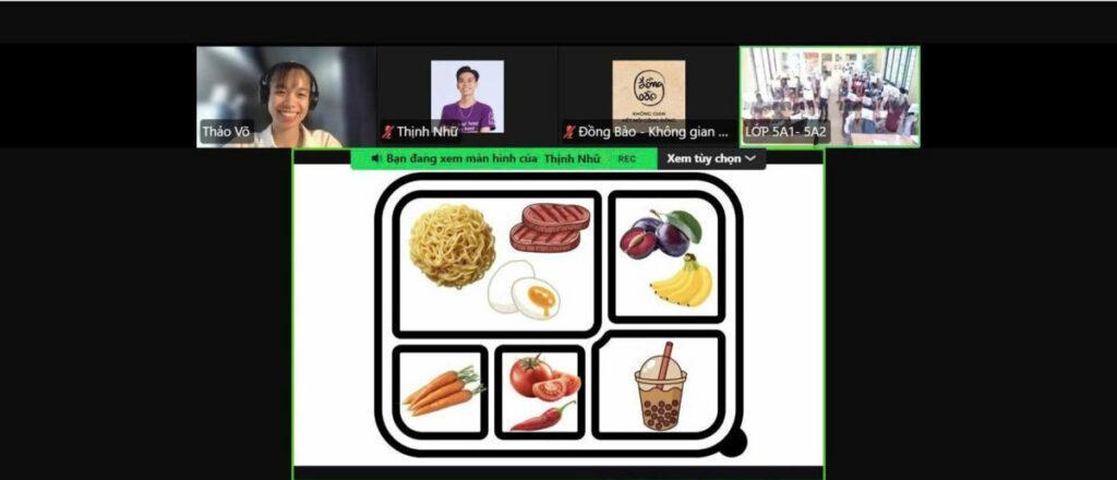 Hình thức online trực tuyến sẽ là cầu nối đưa các tình nguyện viên VEO đến gần hơn với trẻ em Ca Thành.